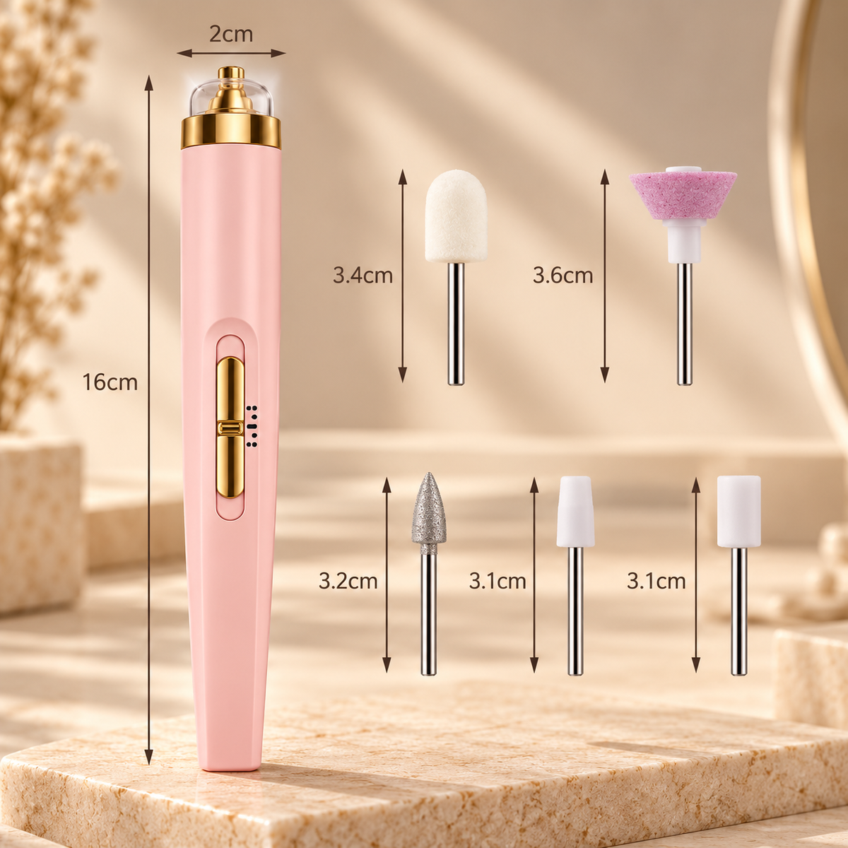 Lima de uñas eléctrica