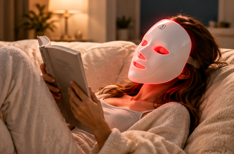 Máscara facial LED